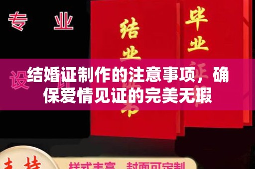 莱城结婚证制作的注意事项，确保爱情见证的完美无瑕
