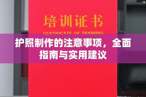 巢湖护照制作的注意事项，全面指南与实用建议