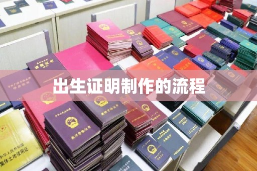 平舆出生证明制作的流程